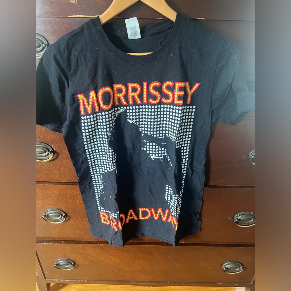 Morrissey Concert tee-shirt; gently loved but lots of life left.
